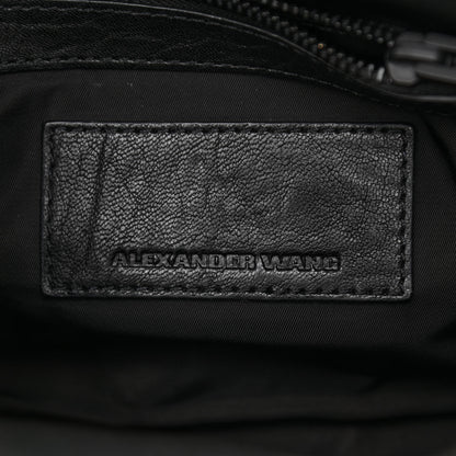 Alexander Wang Pebbled Lambskin Mini Rockie Black Matte Black Hardware 6 of 9