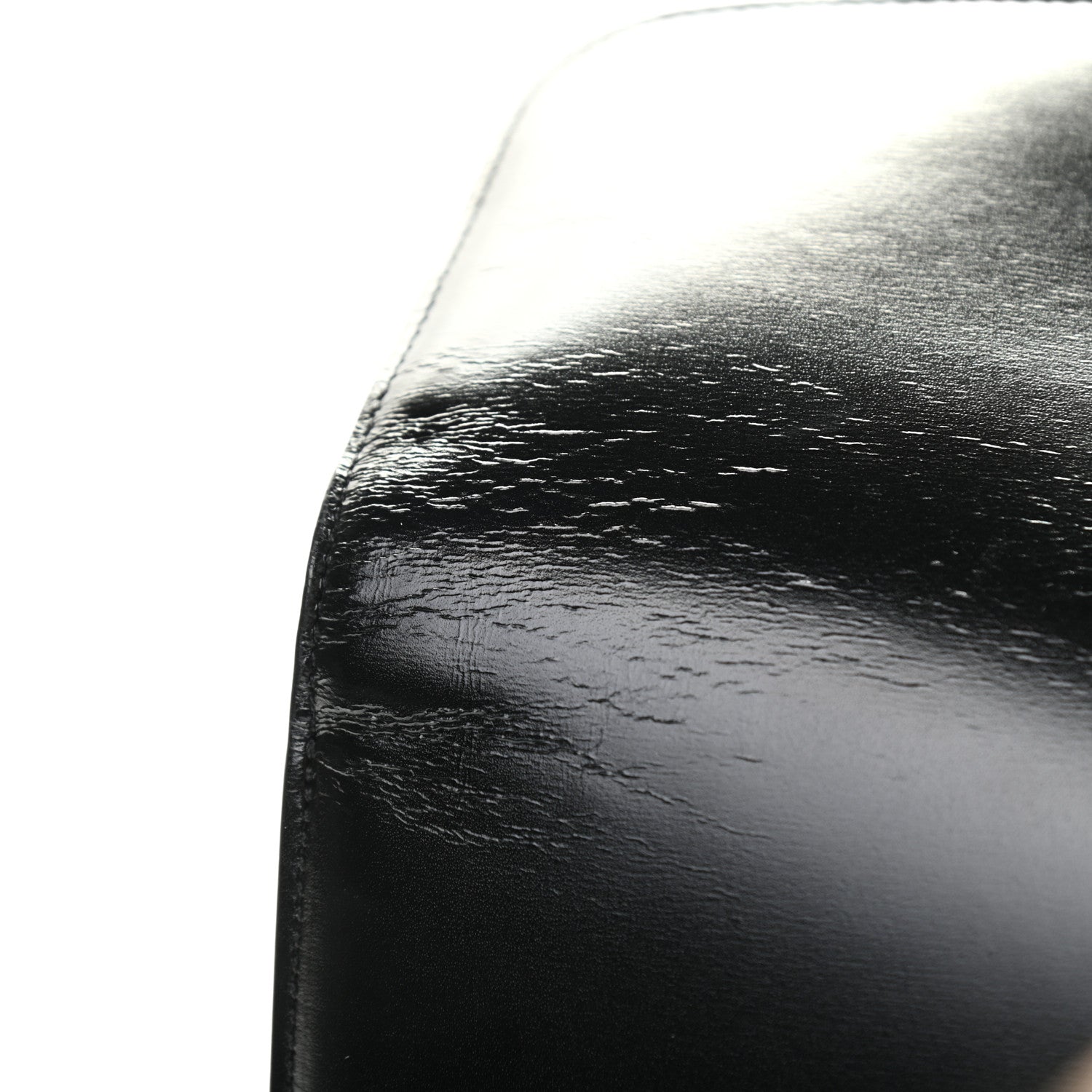 Celine Shiny Calfskin Triomphe Clutch Black 11 of 18