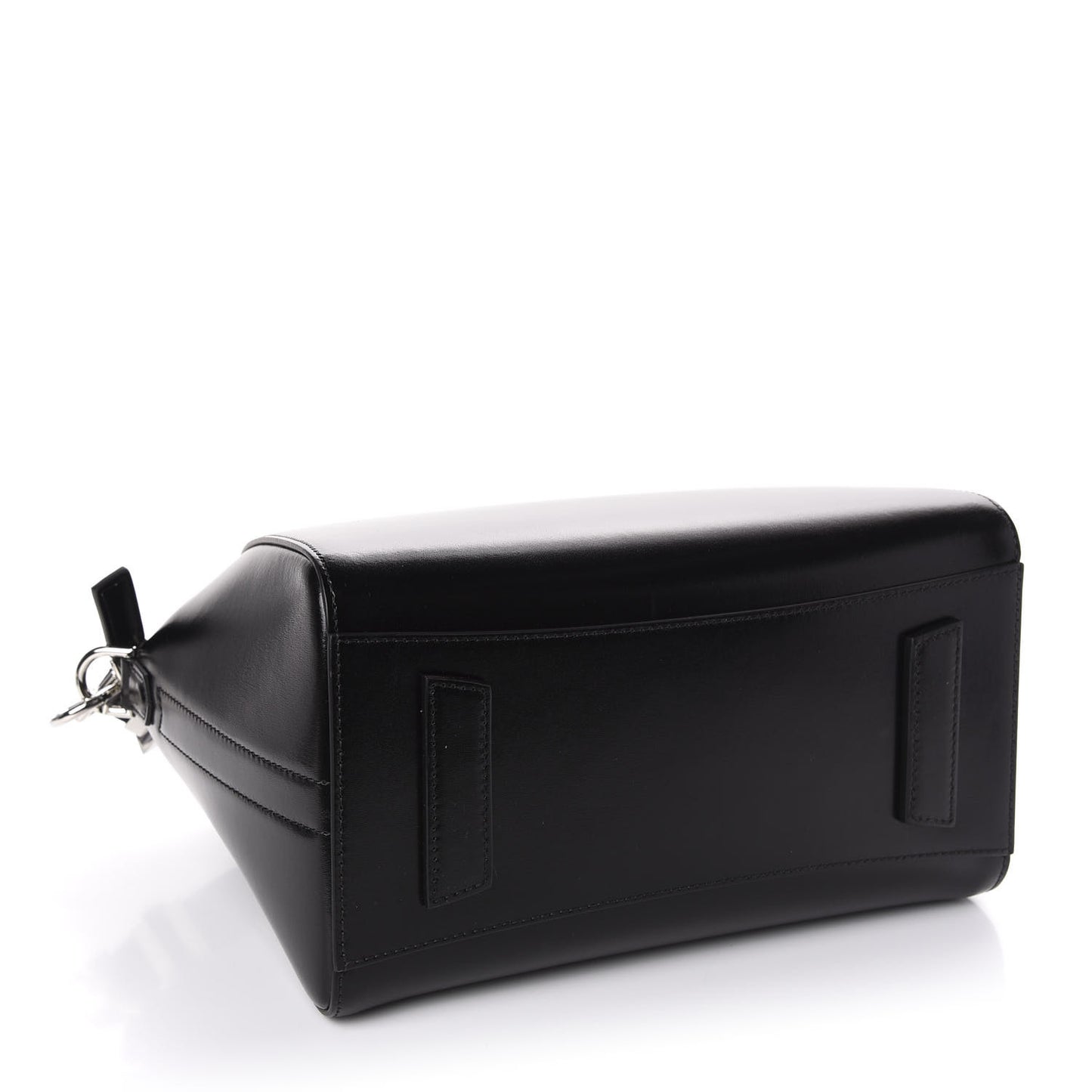 Shiny Lord Calfskin Small Antigona Black