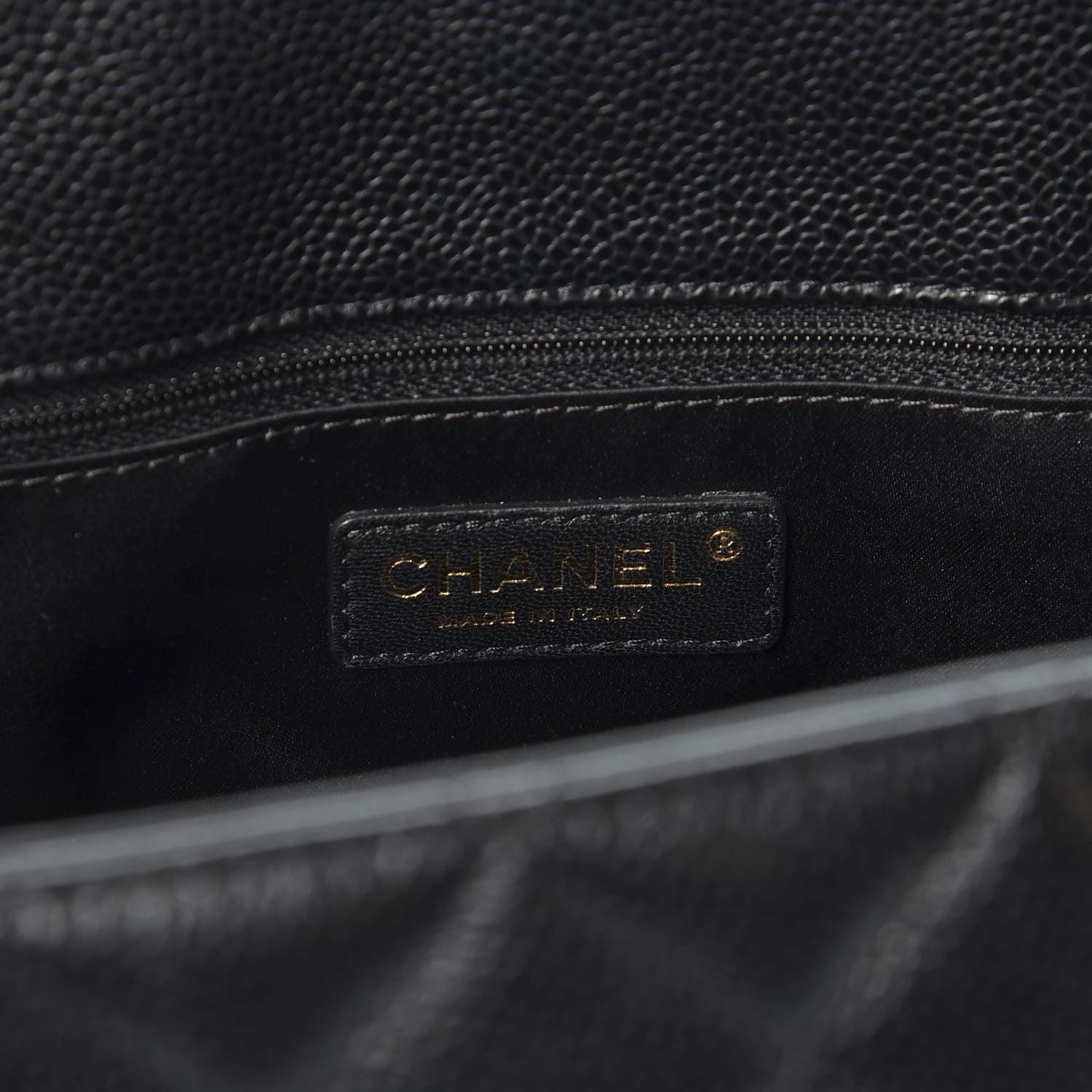 Chanel Caviar Quilted Grand Shopping Tote GST Black 7 of 12