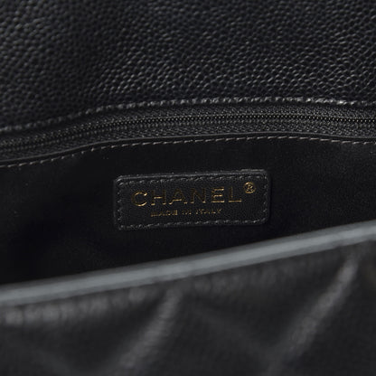 Chanel Caviar Quilted Grand Shopping Tote GST Black 7 of 12