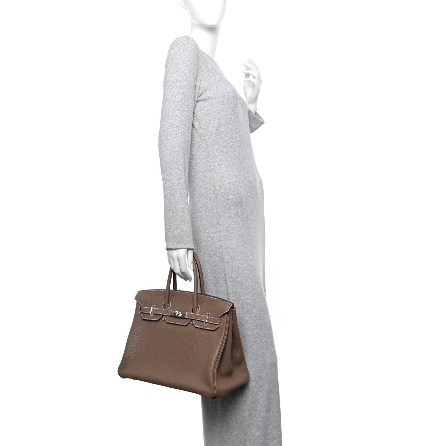Hermes Togo Birkin 35 Etoupe 2 of 12