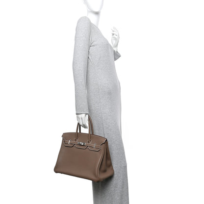 Hermes Togo Birkin 35 Etoupe 2 of 12