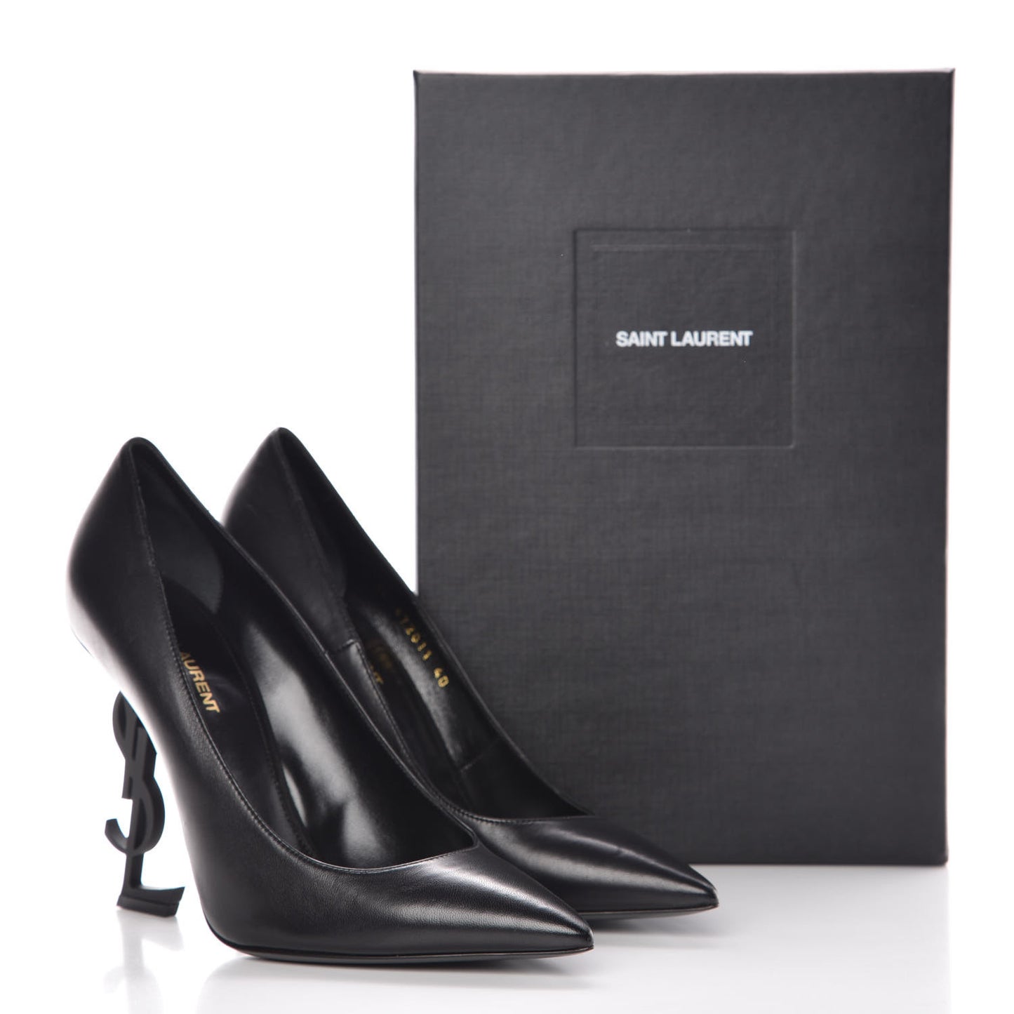 Calfskin Opyum 100 Pumps 40 Black