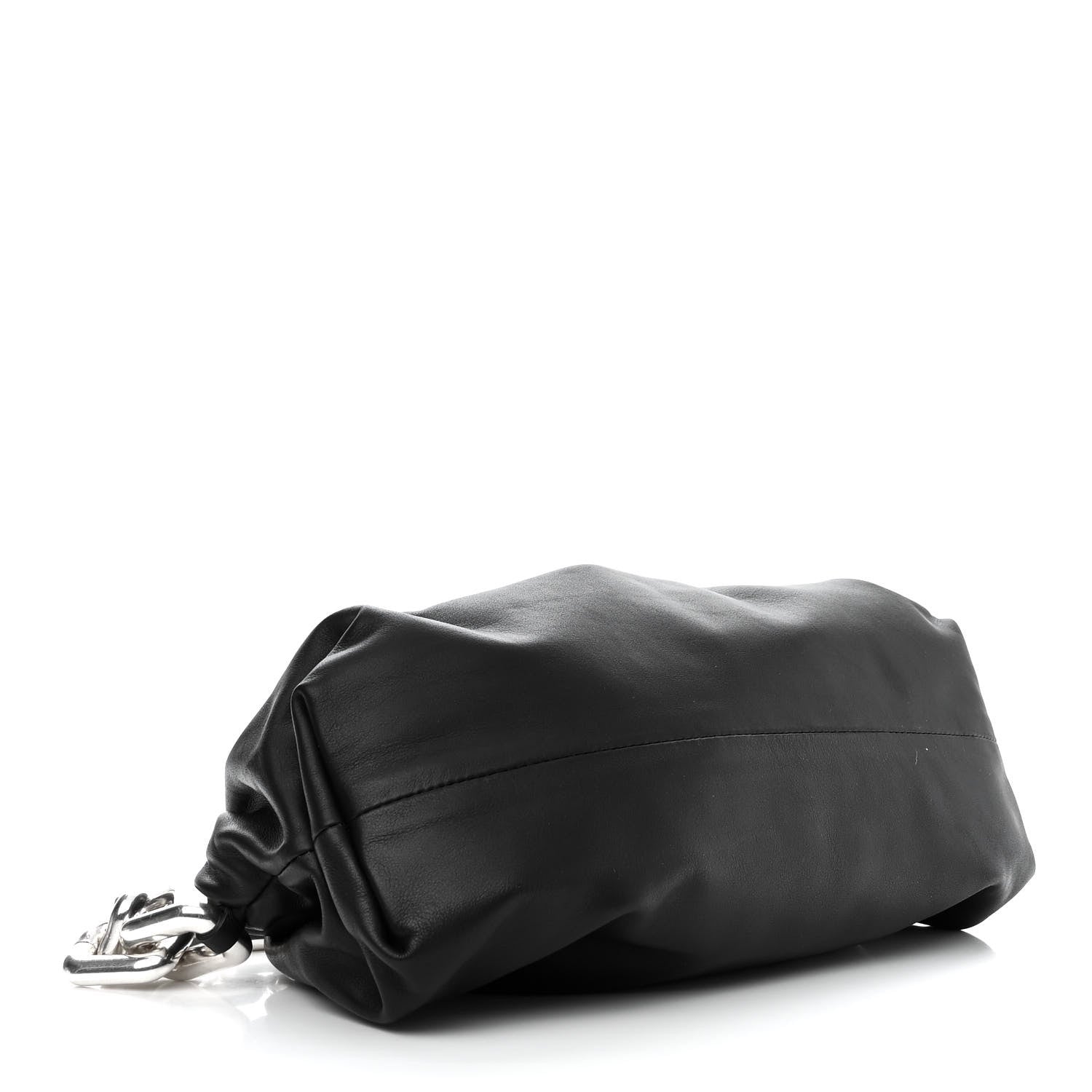 Bottega Veneta Calfskin The Pouch Chain Black 4 of 9