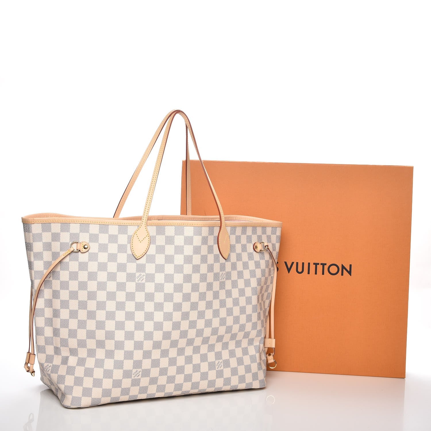 Louis Vuitton Damier Azur Neo Neverfull GM Rose Ballerine 9 of 9