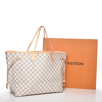Louis Vuitton Damier Azur Neo Neverfull GM Rose Ballerine 9 of 9