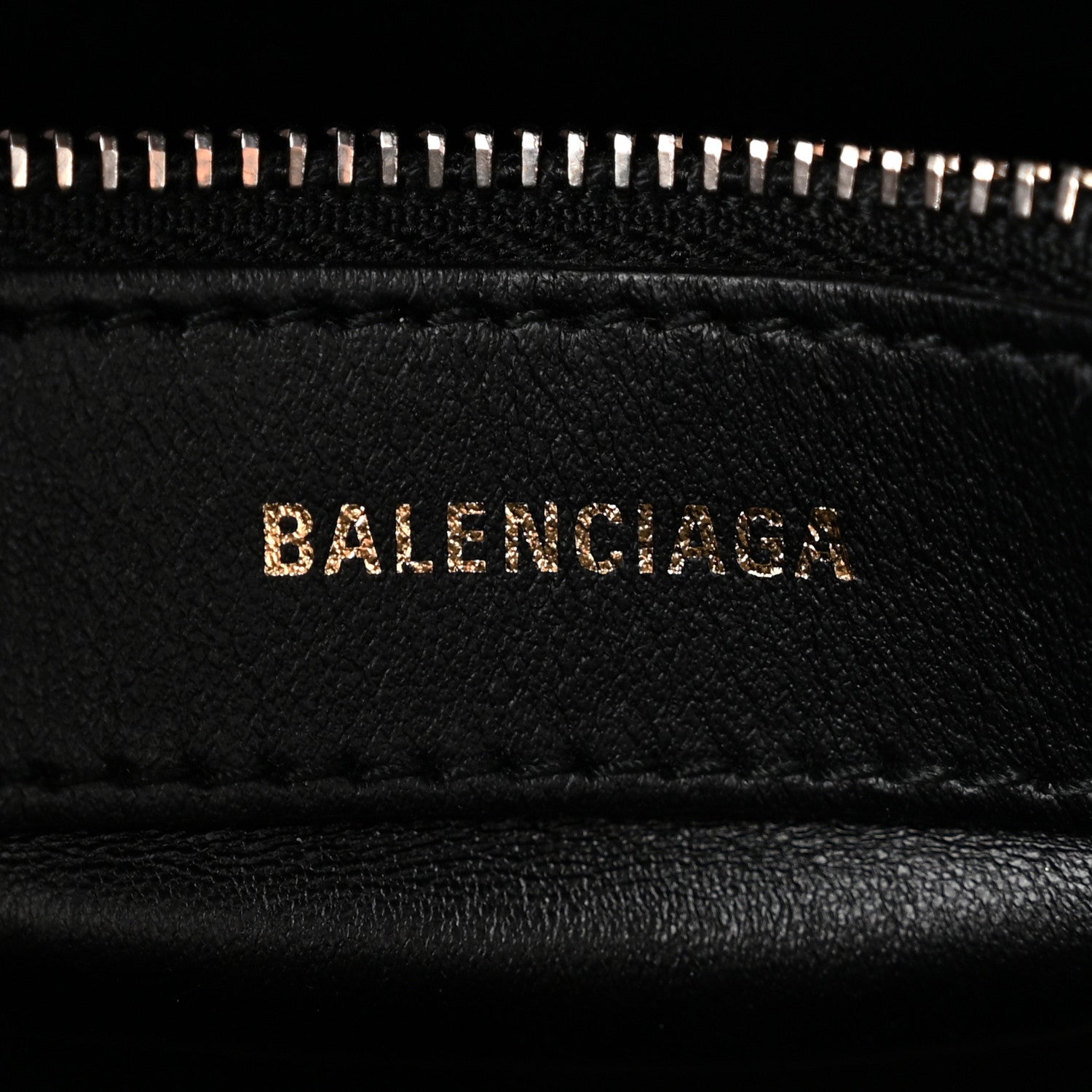 Balenciaga Calfskin Lipstick Logo S Ville Top Handle Bag Black 6 of 10