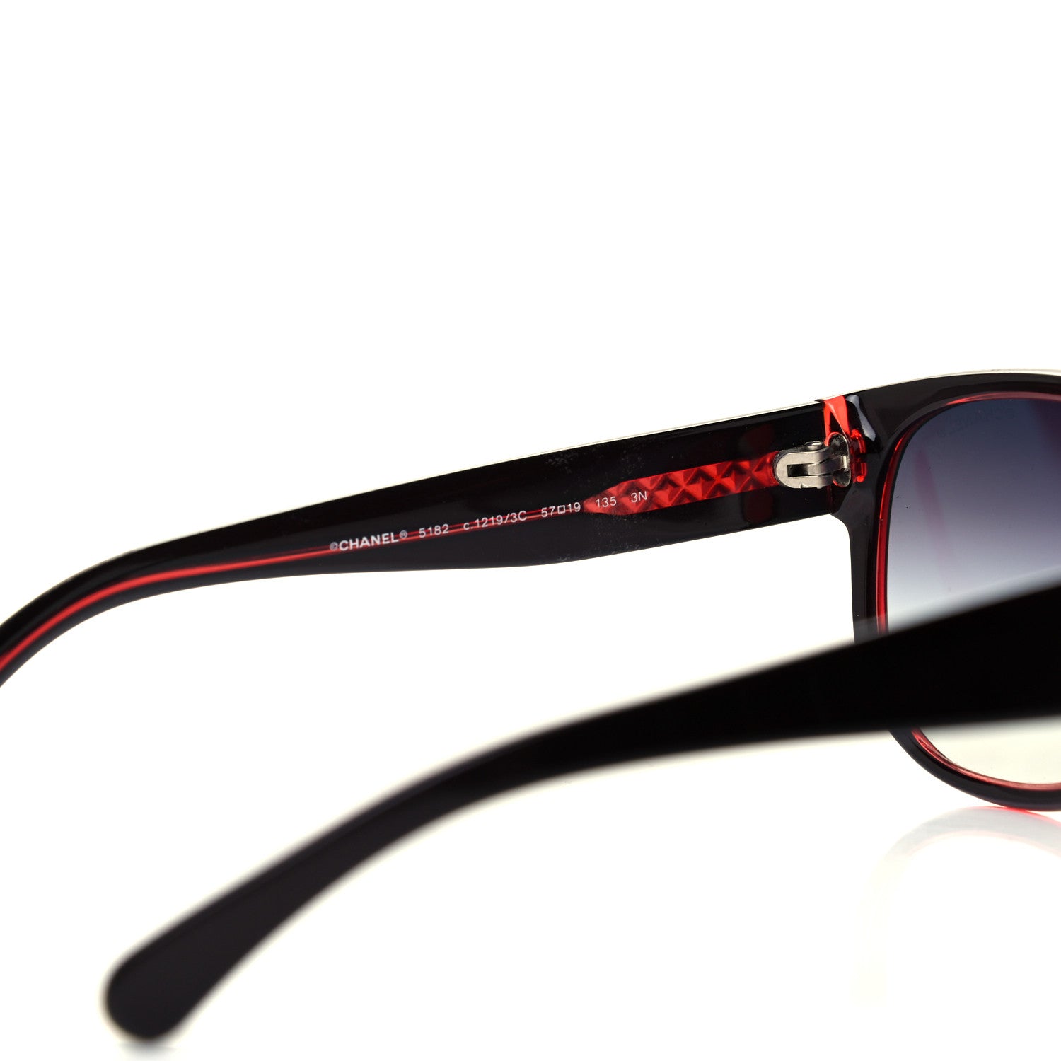 Chanel CC Logo Sunglasses 5182 Red 5 of 7