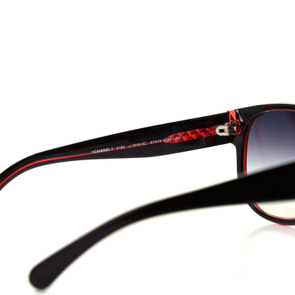Chanel CC Logo Sunglasses 5182 Red 5 of 7