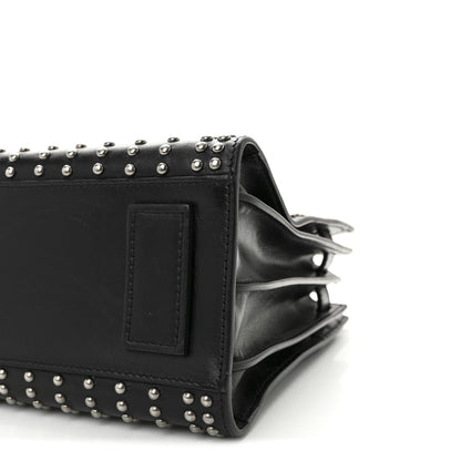 Saint Laurent Smooth Calfskin Studded Small Sac De Jour Black 9 of 9