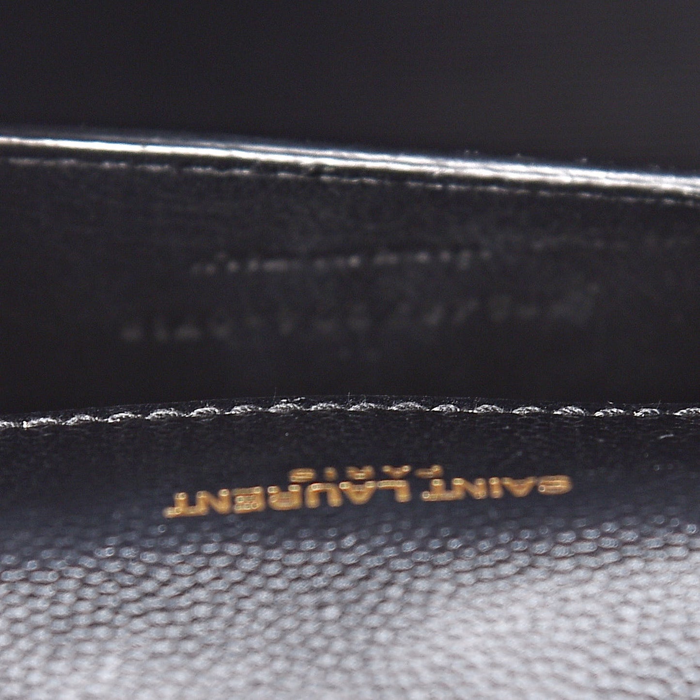 Grain De Poudre Textured Mixed Matelasse Triquilt Medium Monogram Satchel Black