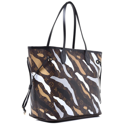 Louis Vuitton X LOL Monogram Neverfull MM Gold Silver 3 of 8