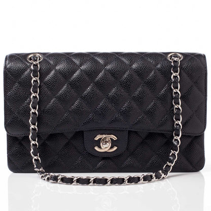 Chanel Caviar Quilted Medium Double Flap Black 1 of 10