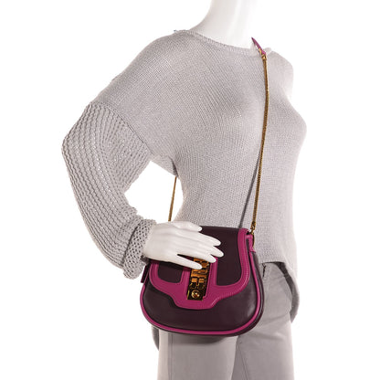 Louis Vuitton Cuir Art Deco Trapeze Prune Cyclamen 2 of 7