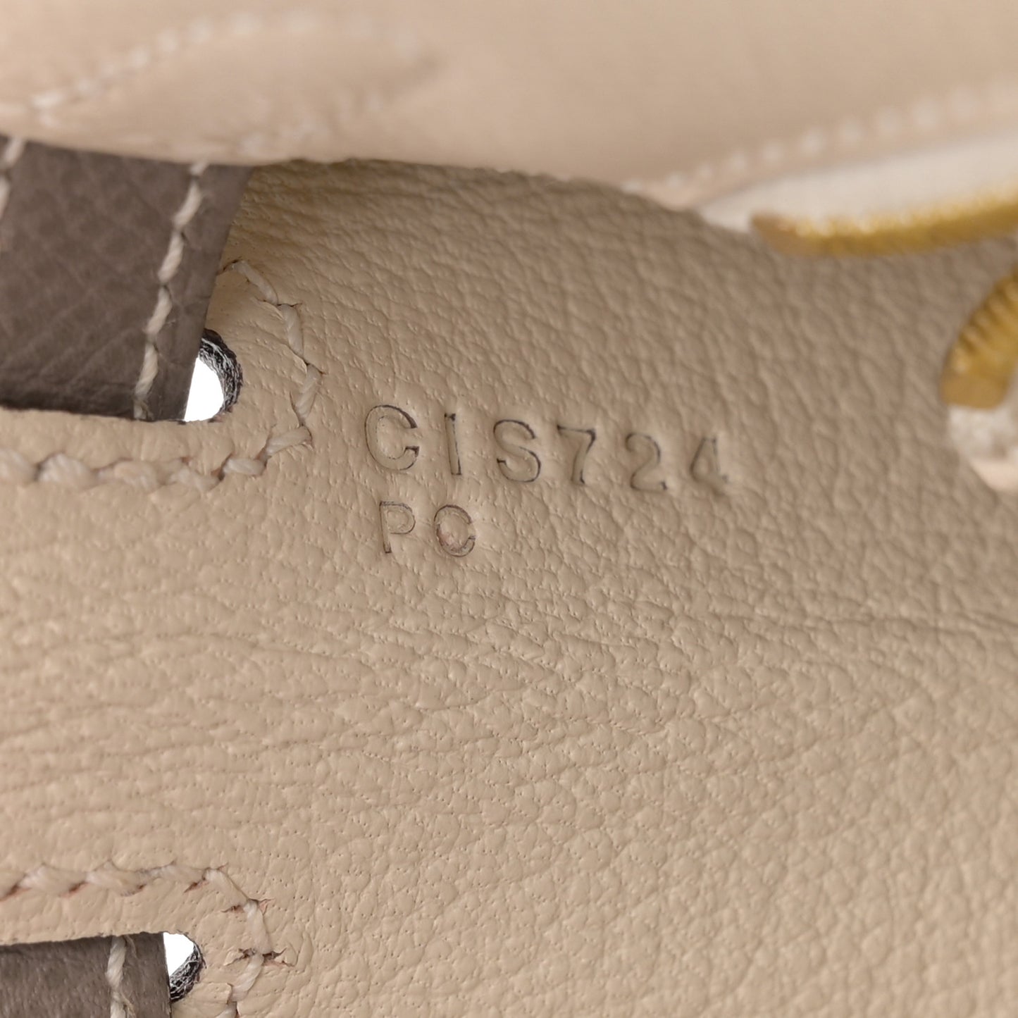 Epsom Bi-Color Horseshoe Kelly Sellier 25 Craie Gris Asphalte