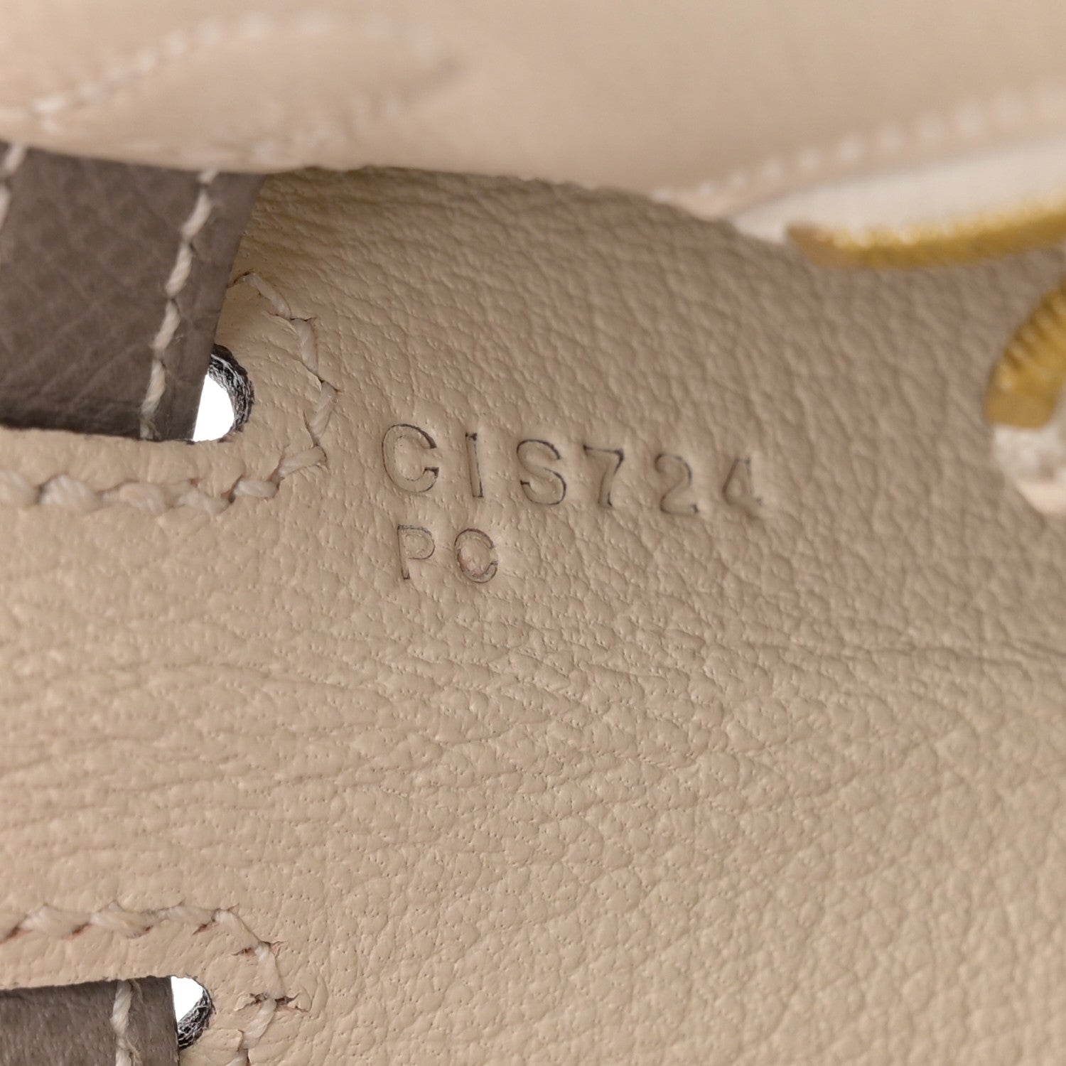 Hermes Epsom Bi-Color Horseshoe Kelly Sellier 25 Craie Gris Asphalte 7 of 10