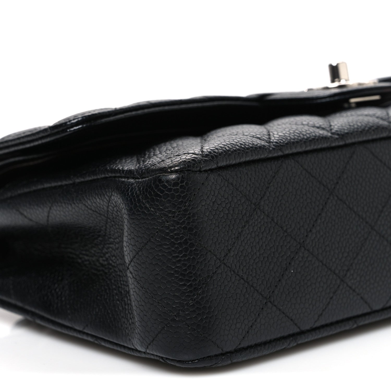Chanel Caviar Quilted Medium Double Flap Black 9 of 11