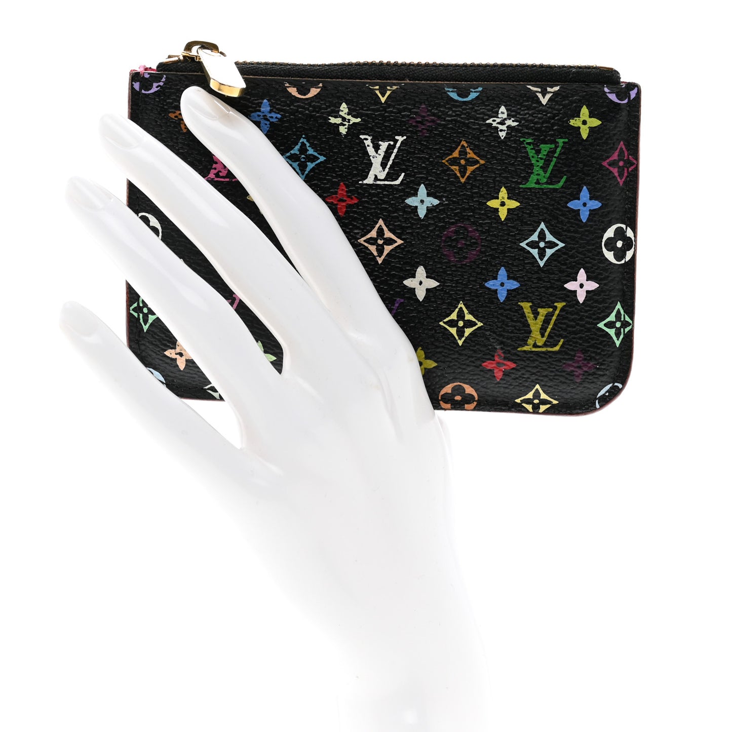 Monogram Multicolor Key Pouch Black Grenade