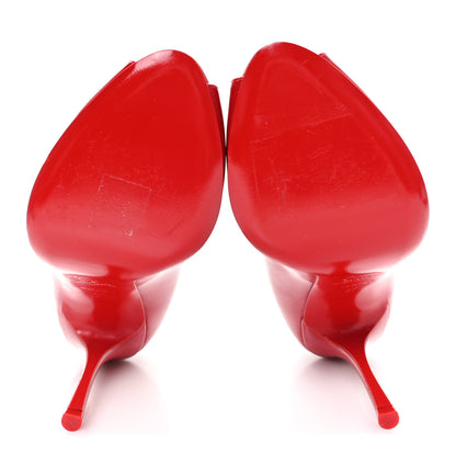 Christian Louboutin Patent Chick Up 100 Pumps 37 Loubi 6 of 9