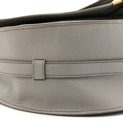 Chloe Calfskin Medium Marcie Round Crossbody Bag Cashmere Grey 9 of 11
