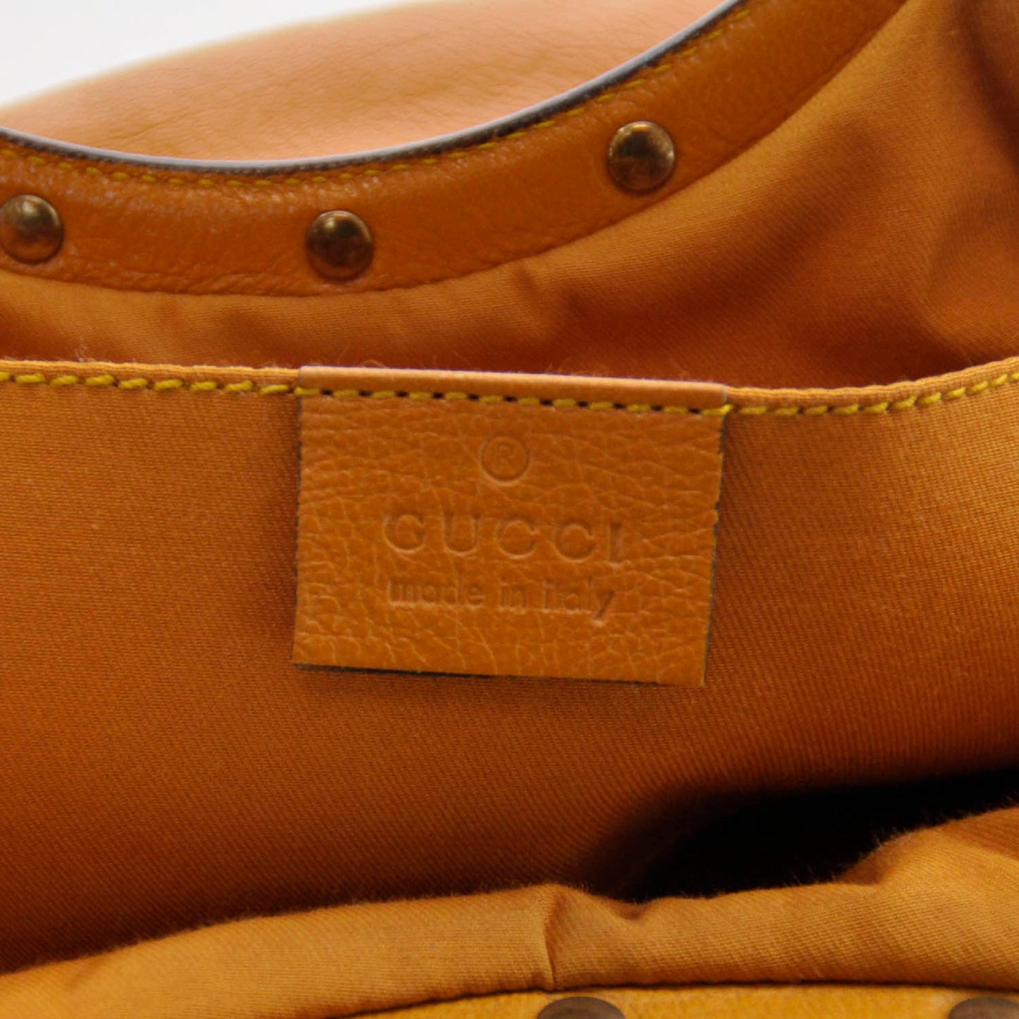 Leather Bamboo Handle Bag