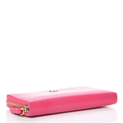 Gucci Dollar Calfskin GG Marmont Zip Around Wallet Box Pink 4 of 12