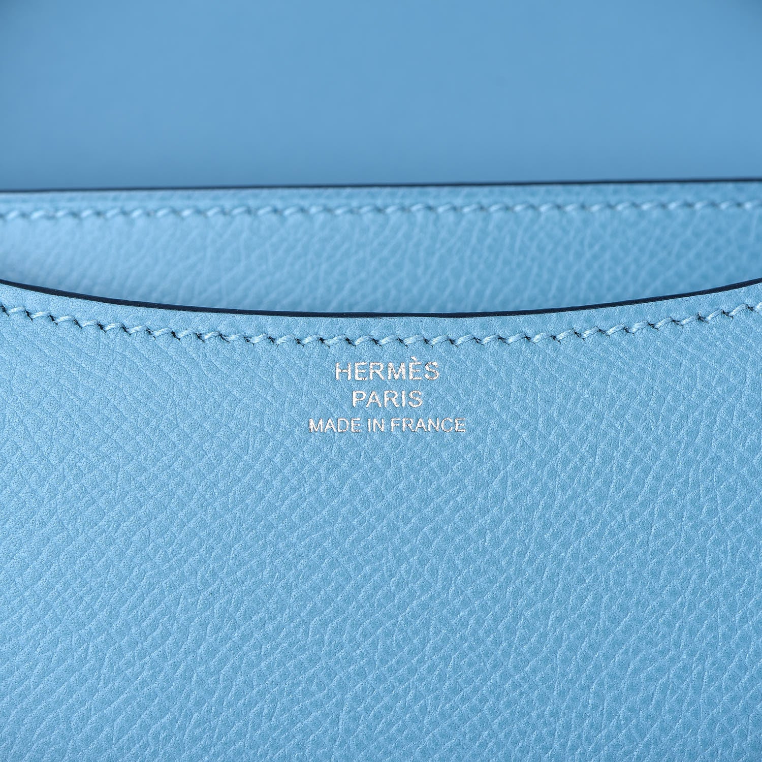 Hermes Epsom Constance 18 Bleu Du Nord Rouge De Coeur 6 of 22