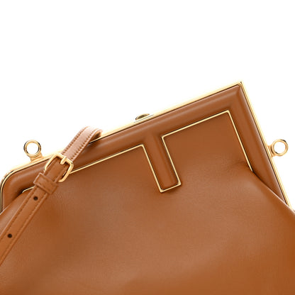 Fendi Shiny Nappa Medium Fendi First Caramello 9 of 12