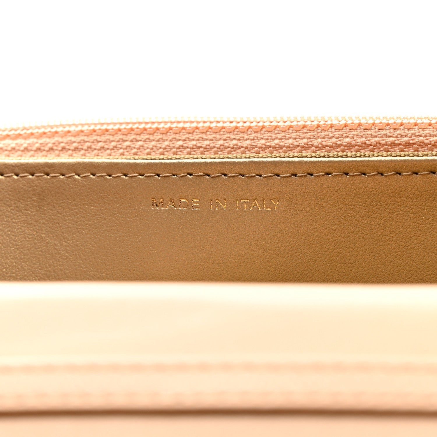 Chanel Lambskin Quilted CC Pearl Crush Wallet on Chain WOC Beige 6 of 12