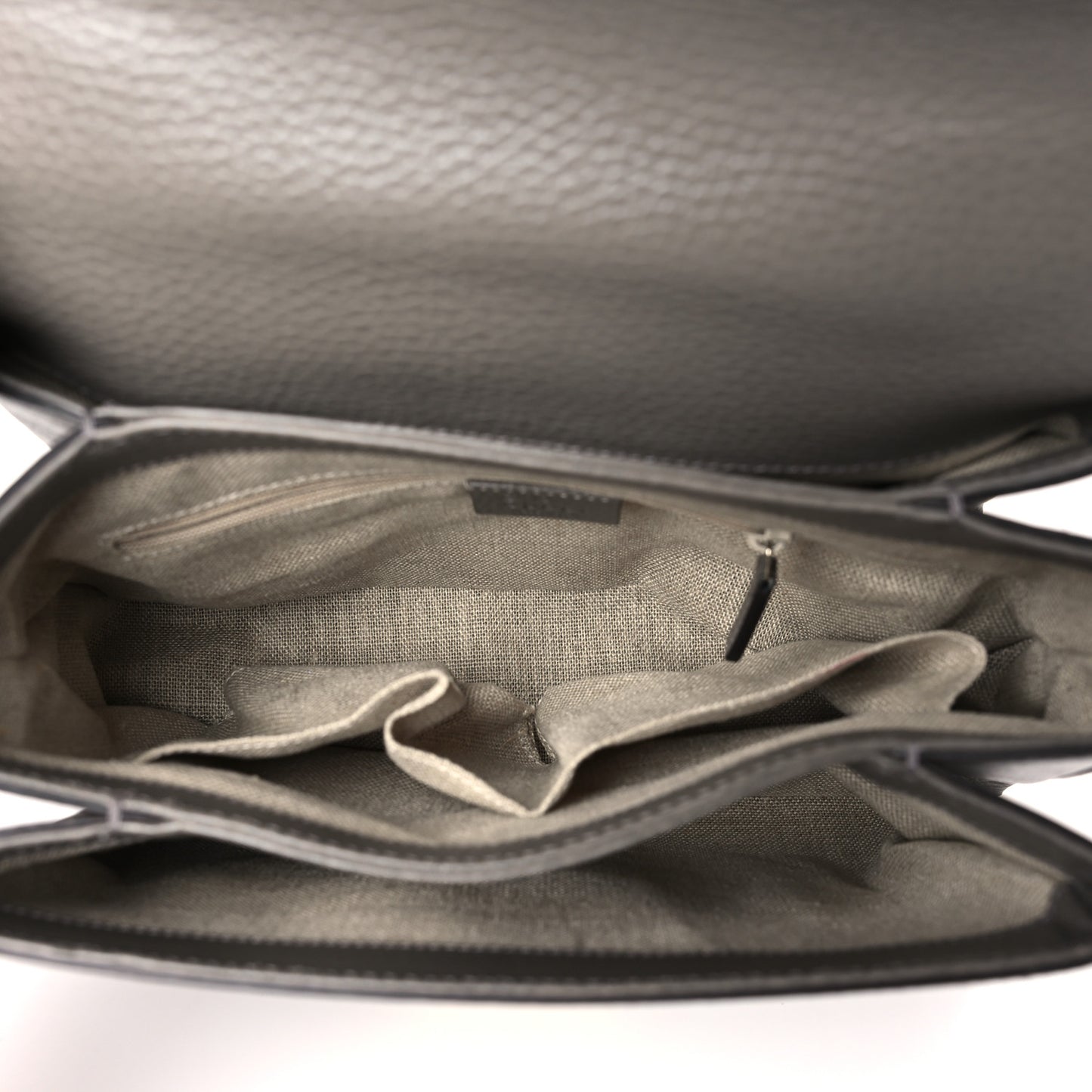 Dollar Calfskin Interlocking G Top Handle Shoulder Bag Loess