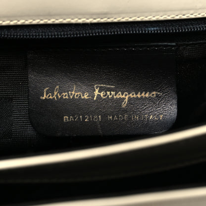 Salvatore Ferragamo Brushed Off Calfskin Iconic Large Top Handle Bag Magnolia 7 of 12