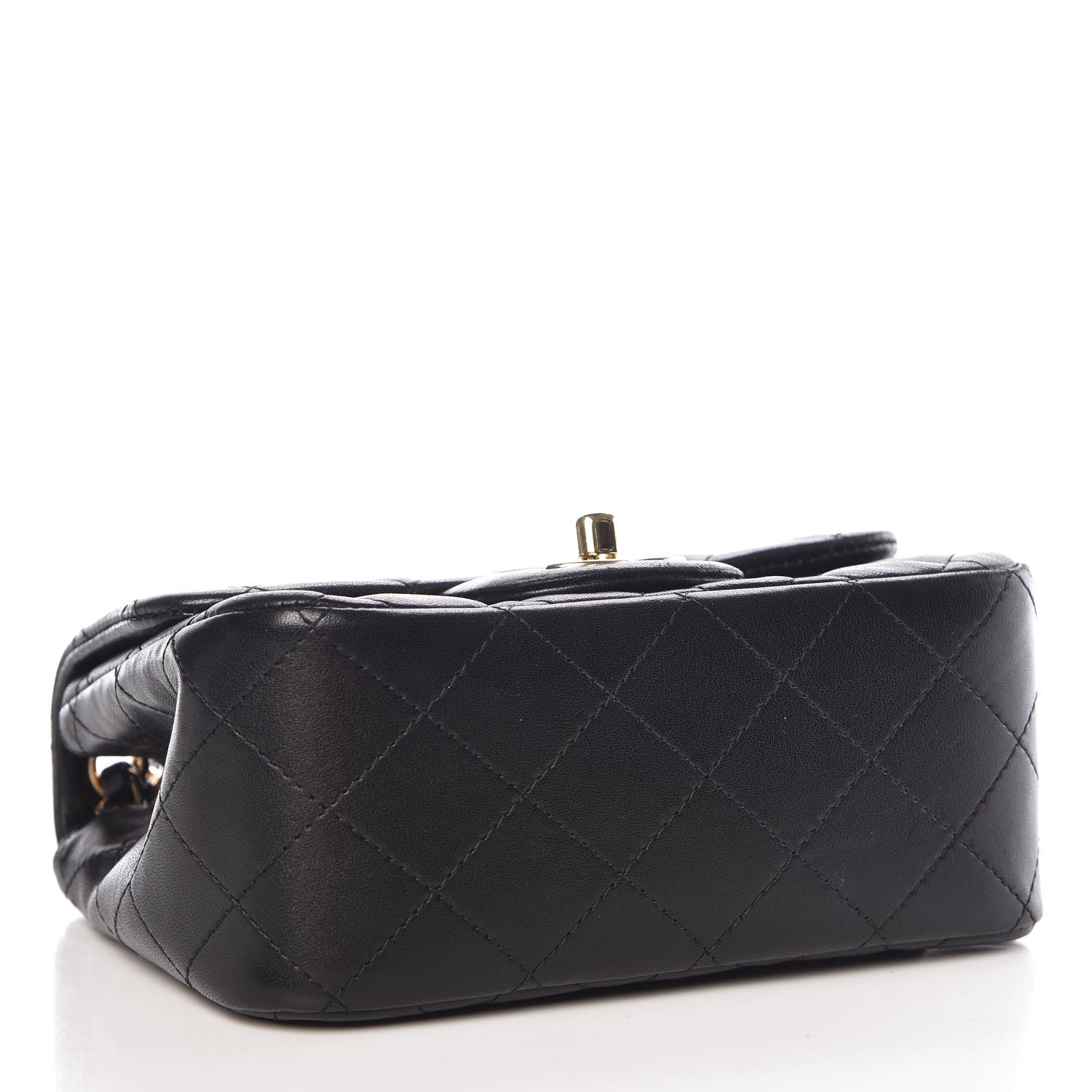 Chanel Lambskin Quilted Mini Square Flap Black 4 of 10