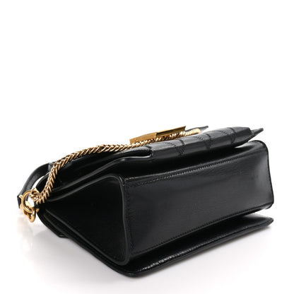 Givenchy Goatskin Quilted Small GV3 Shoulder Bag Black 4 of 11