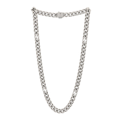 Gucci Palladium Interlocking G Gurmette Chain Necklace Silver 3 of 5