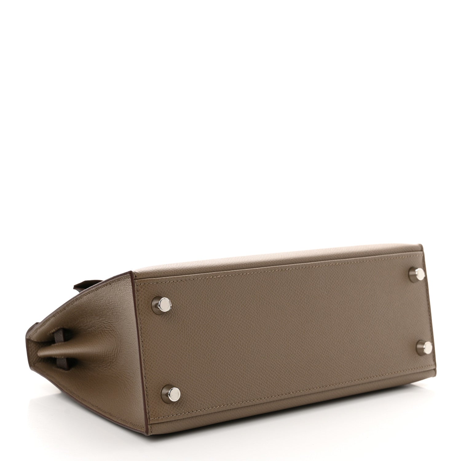 Hermes Epsom Tri-Color Kelly Sellier 25 Ecorce Etoupe Black 4 of 12