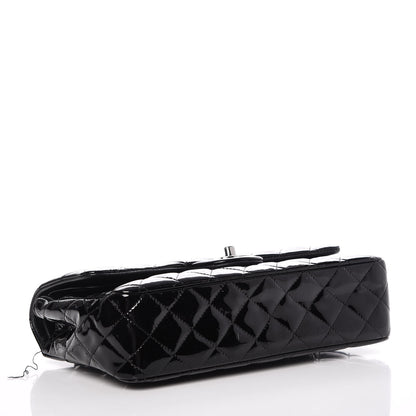 Chanel Patent Quilted Medium Double Flap Black 5 of 10