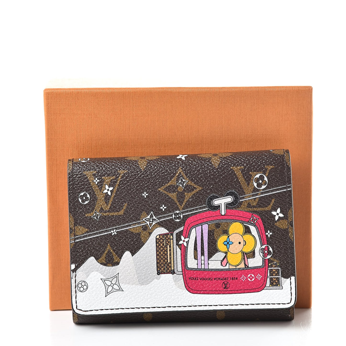 Monogram 2019 Christmas Animation Victorine Wallet Fuchsia