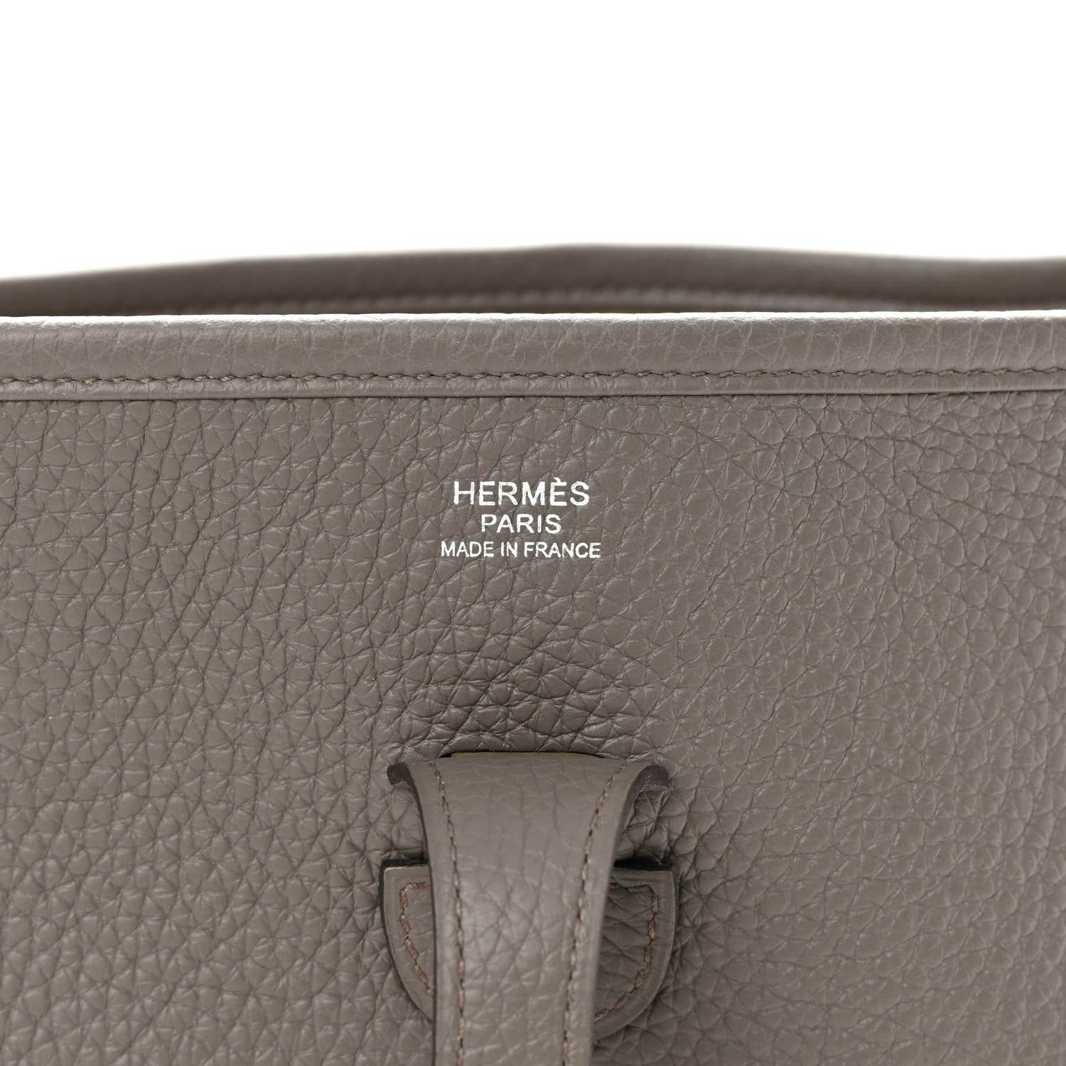 Hermes Taurillon Clemence Evelyne III PM Etain 6 of 11