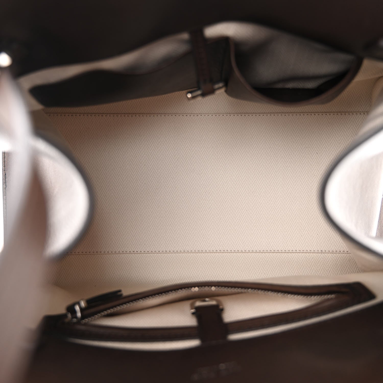 The Row Polished Saddle Calfskin Soft Margaux 12 Deep Brown 5 of 9