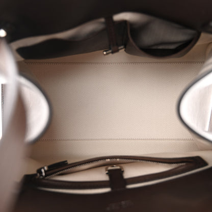 The Row Polished Saddle Calfskin Soft Margaux 12 Deep Brown 5 of 9