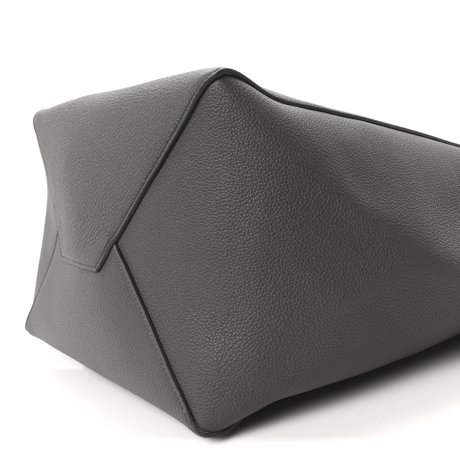 Celine Soft Grained Calfskin Medium Belt Cabas Medium Grey 10 of 10