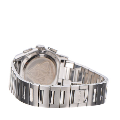 Gucci Stainless Steel Diamond Bezel Mother of Pearl 34mm Pantheon Chronograph Quartz Watch 4 of 9