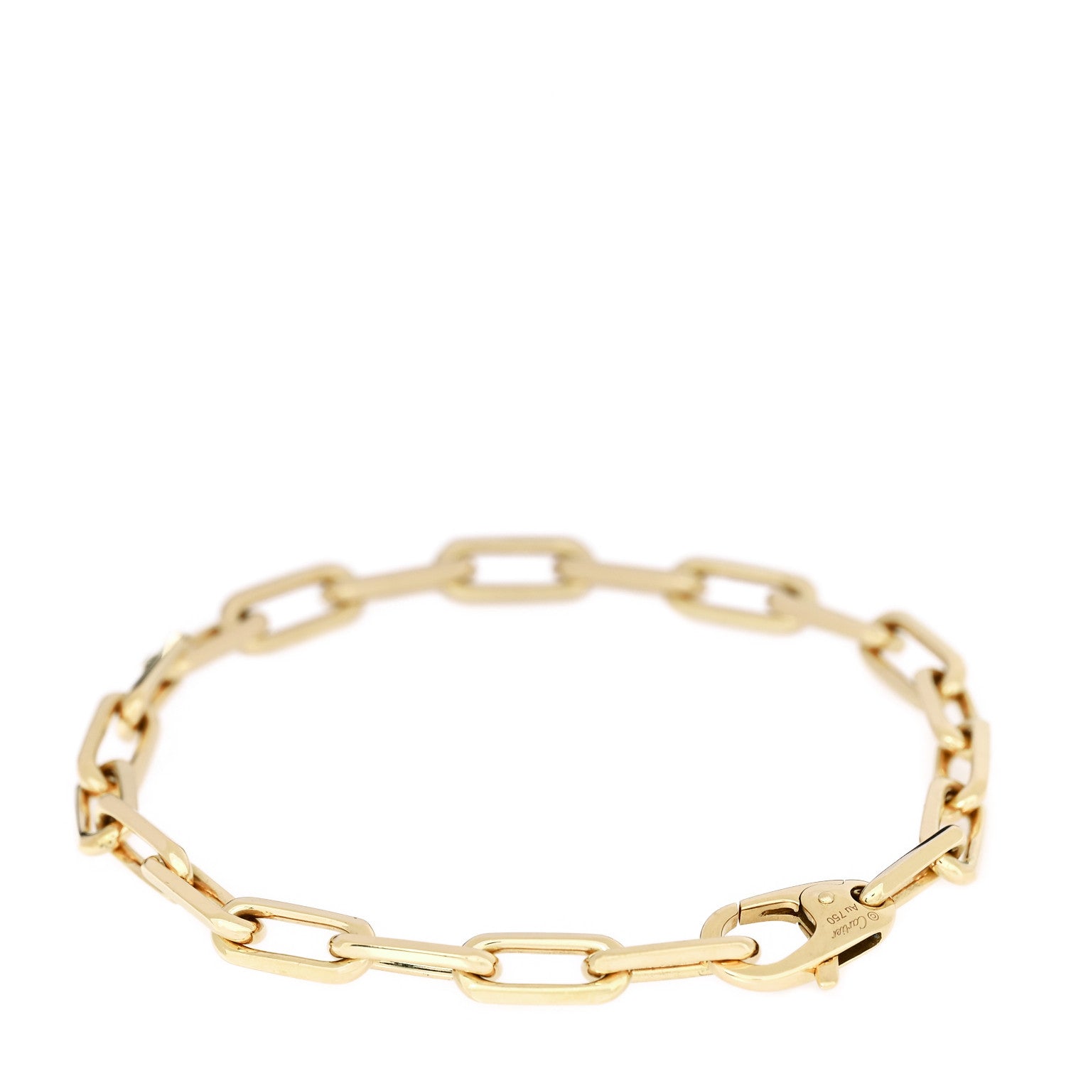 Cartier 18K Yellow Gold Santos de Cartier Link Chain Bracelet 3 of 6