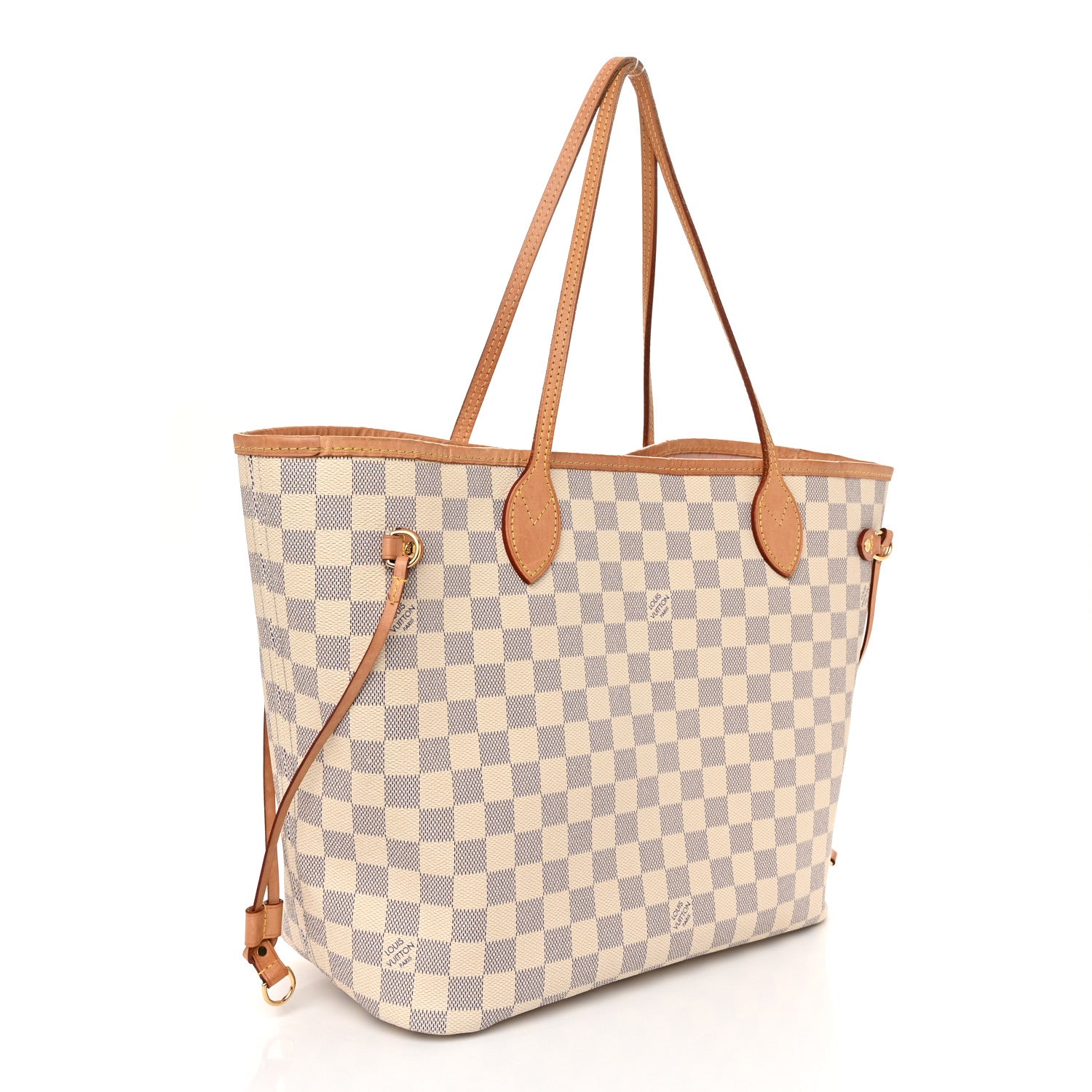 Louis Vuitton Damier Azur Neo Neverfull MM Rose Ballerine 4 of 13