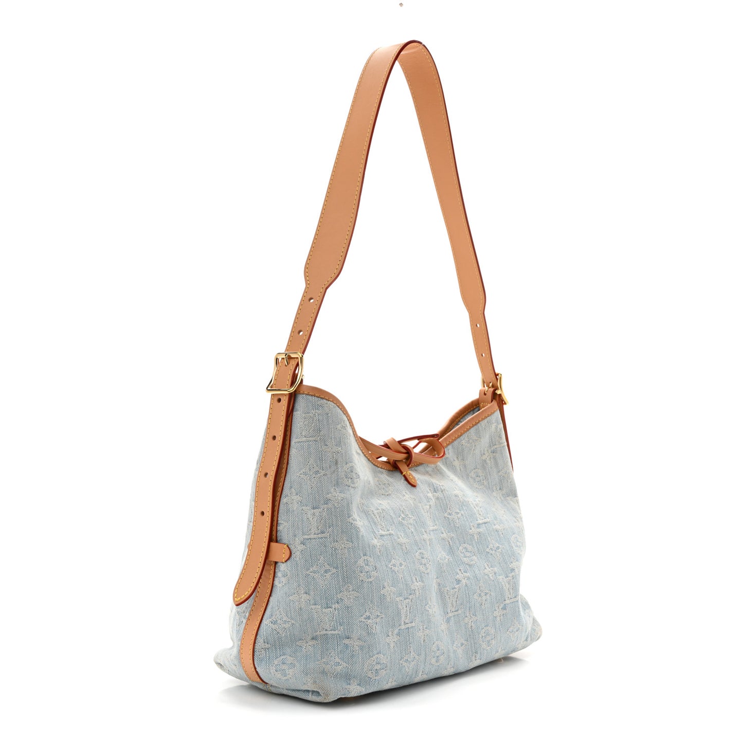 Monogram Denim CarryAll PM Sky Blue