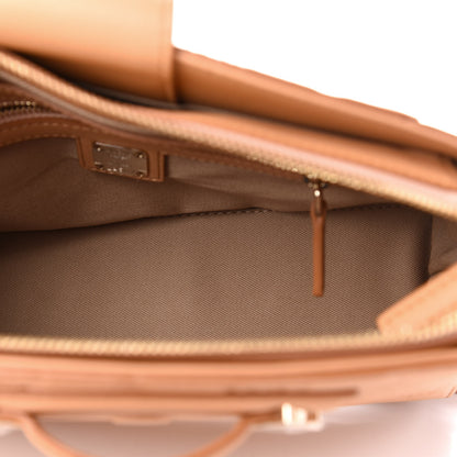 MCM Calfskin Ottomar Monogram Essential Crossbody Bag Sandstone 5 of 9