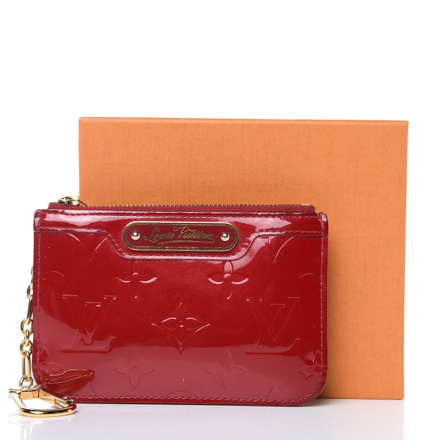 Louis Vuitton Vernis Key Pouch Pomme D'Amour 9 of 9