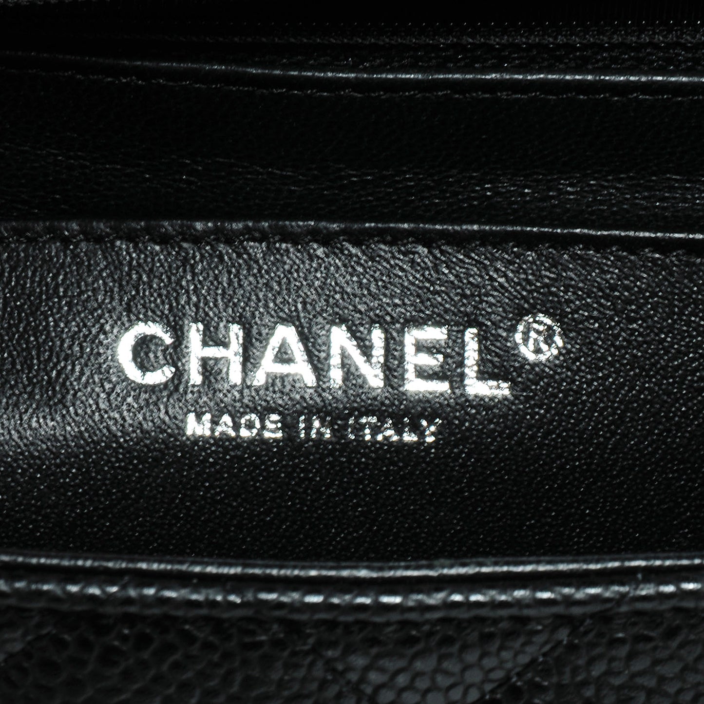 Caviar Maxi Single Flap Black
