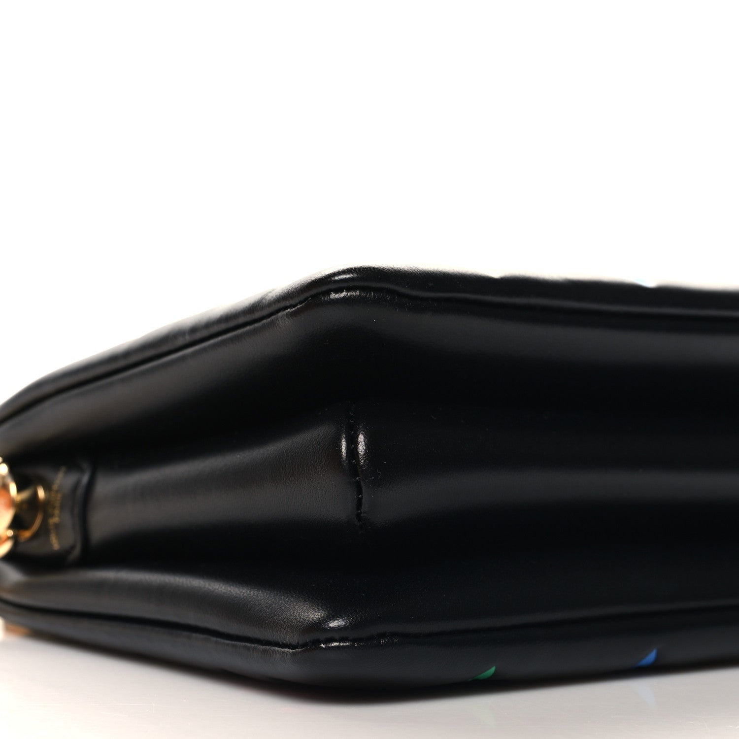 Louis Vuitton LV X TM Lambskin Embossed Monogram Coussin BB Black Multicolor 10 of 12